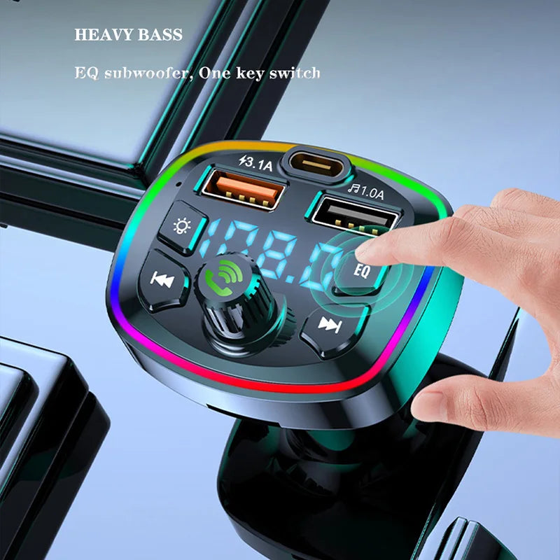 Transmisor FM Bluetooth 5.0 para Coche