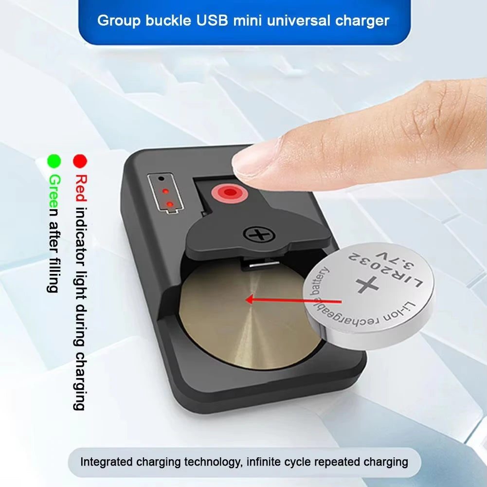 Cargador Universal para Pilas de Botón