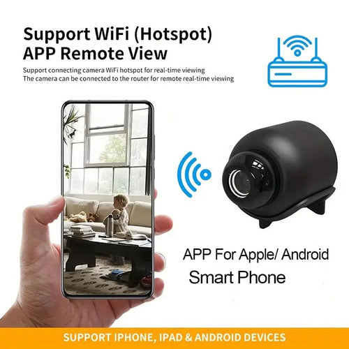 Cámara de Vigilancia WiFi 1080P X5Mini